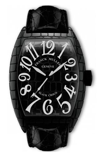 FRANCK MULLER Croco Black Steel 8880 SC BLK CRO AC Replica Watch